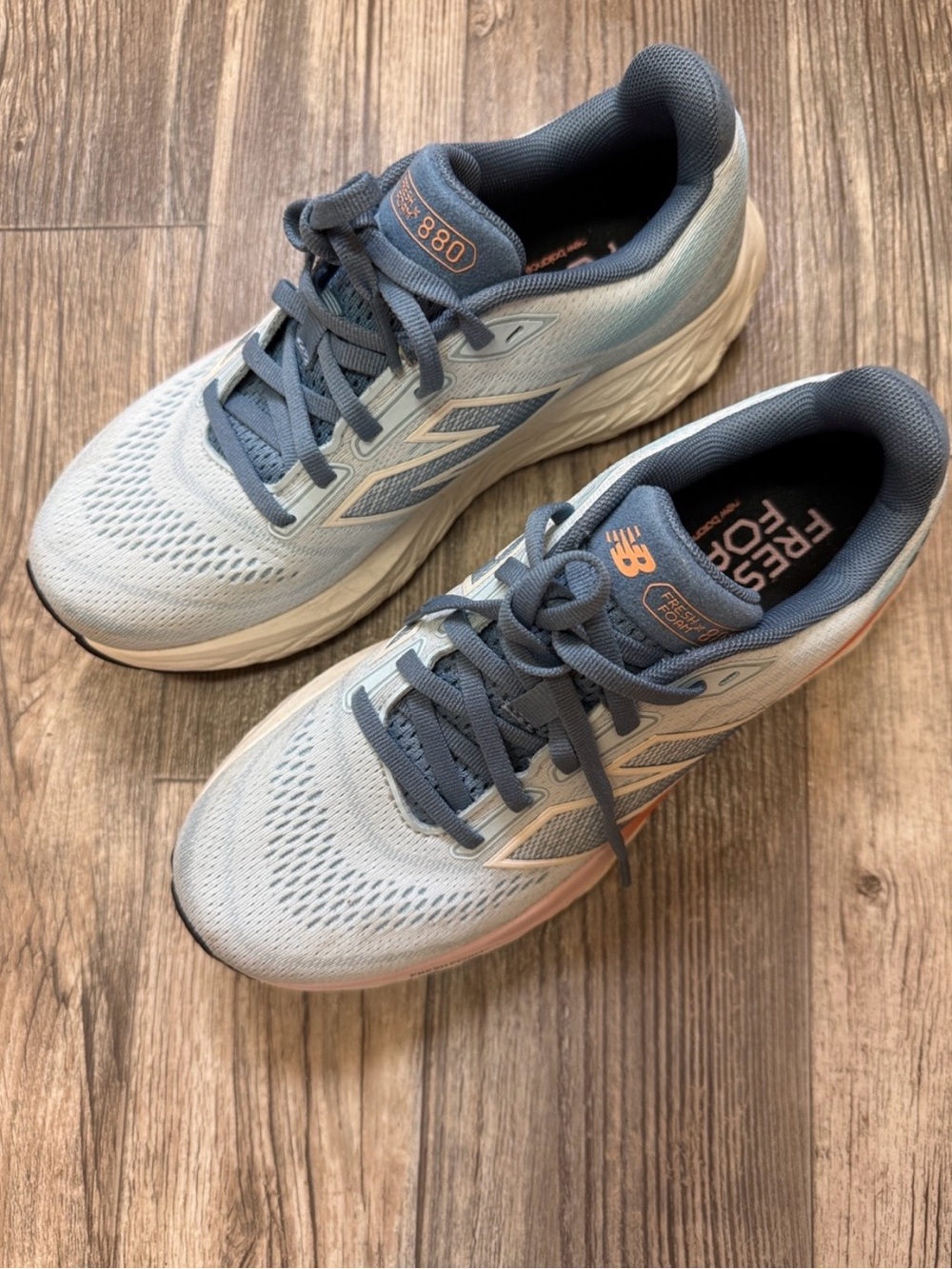 New Balance Fresh Foam X 880v14 Running Shoes Blue White Orange Size 8 - Picture 5 of 8